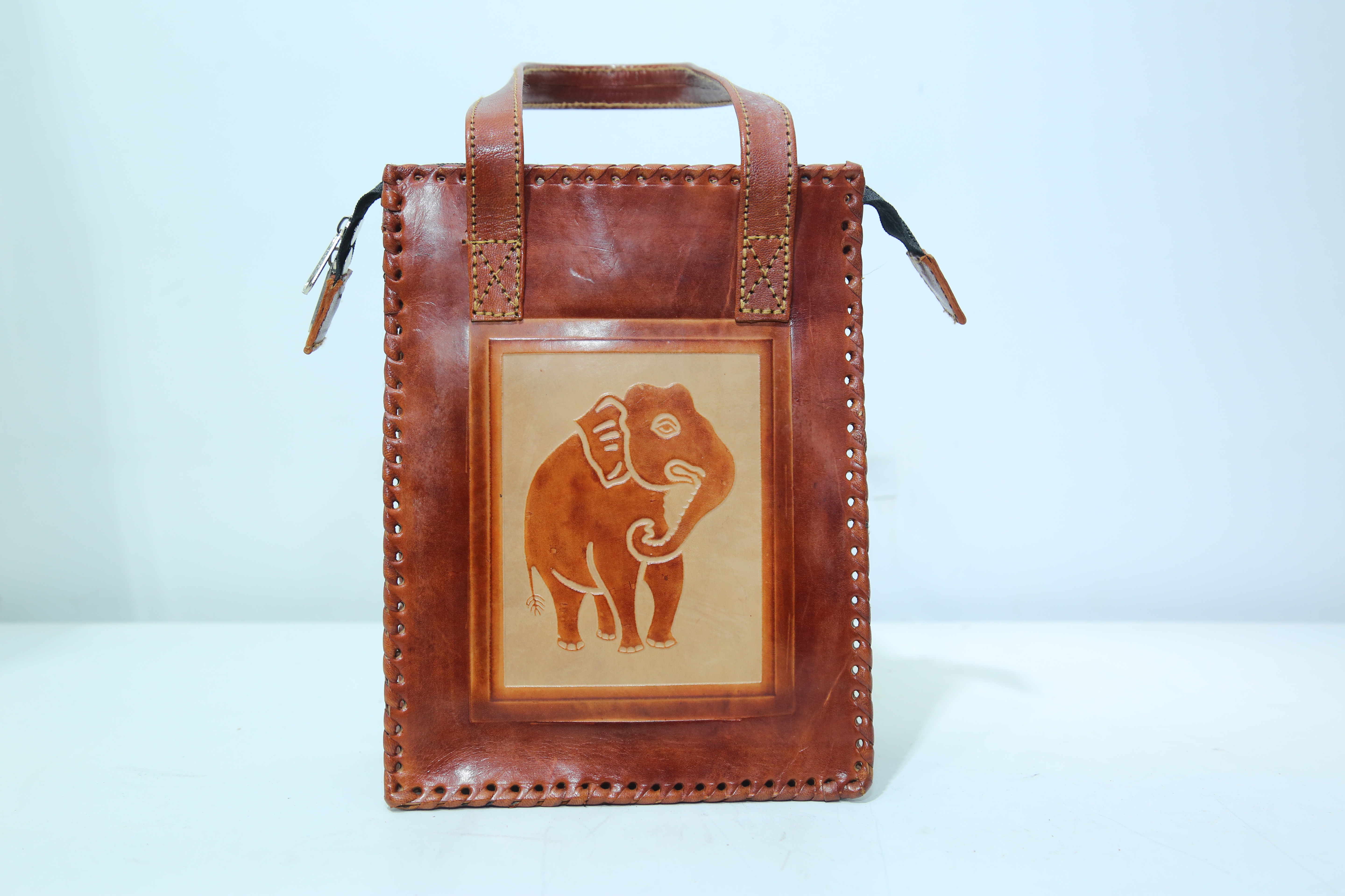 Leather Small File Bag